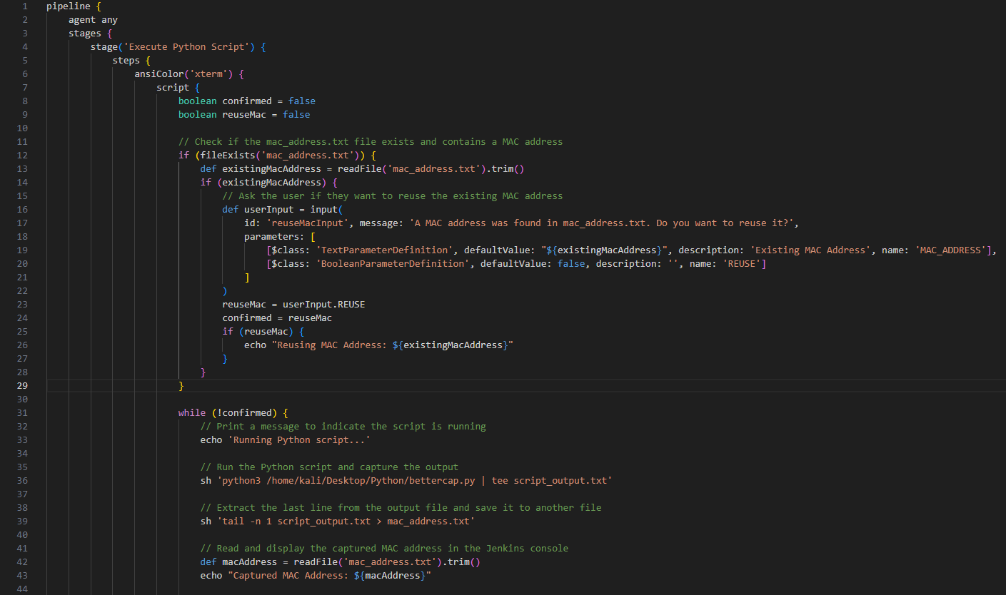 Jenkins Groovy code 1/2
